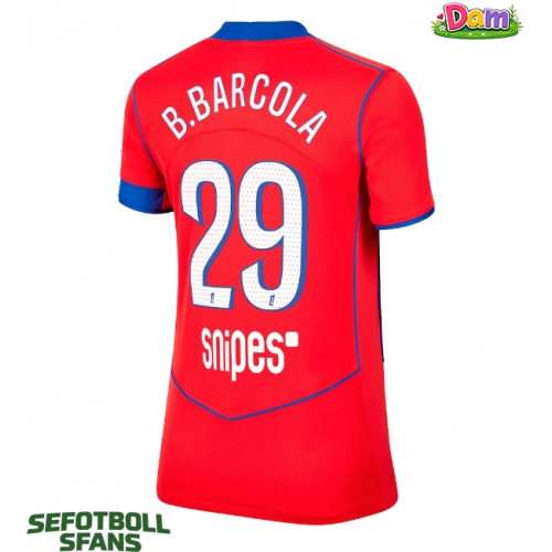 Paris Saint-Germain Bradley Barcola #29 Tredje Tröja Kvinnor 2025-26 Kortärmad